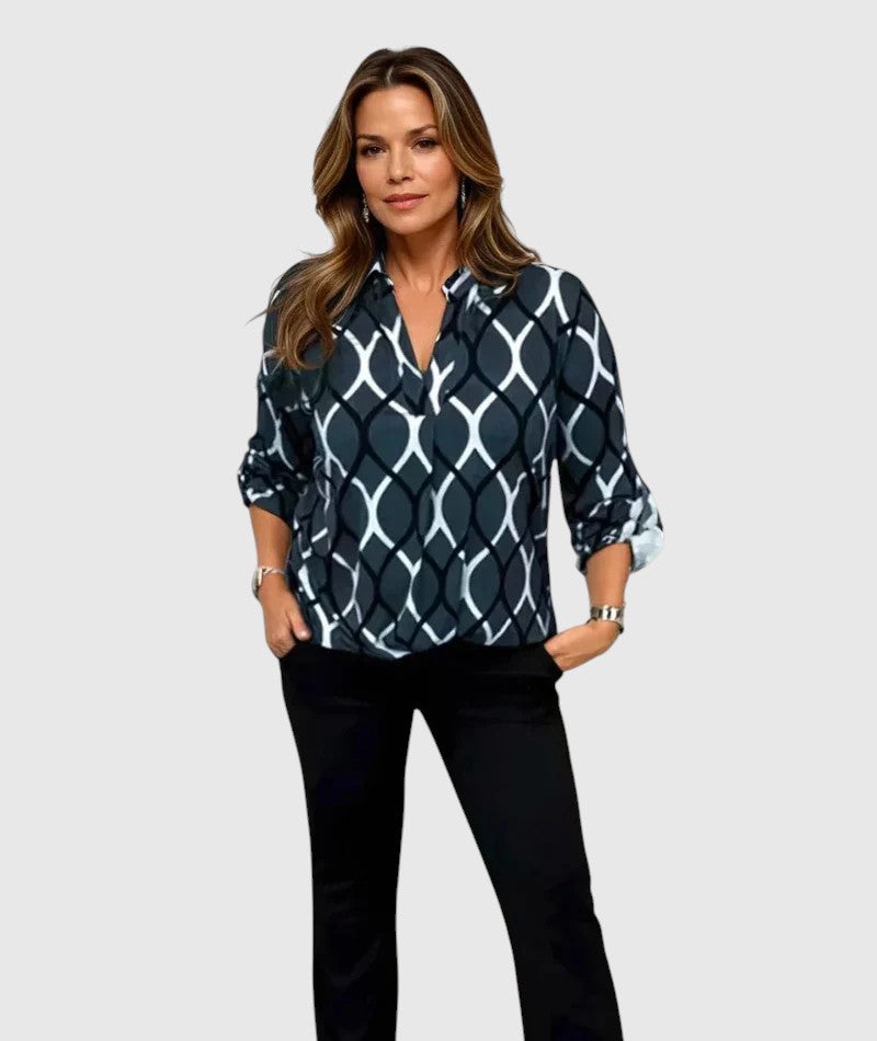 Noor – Блуза с графичен принт