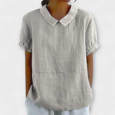 Лия - Блуза с къс ръкав