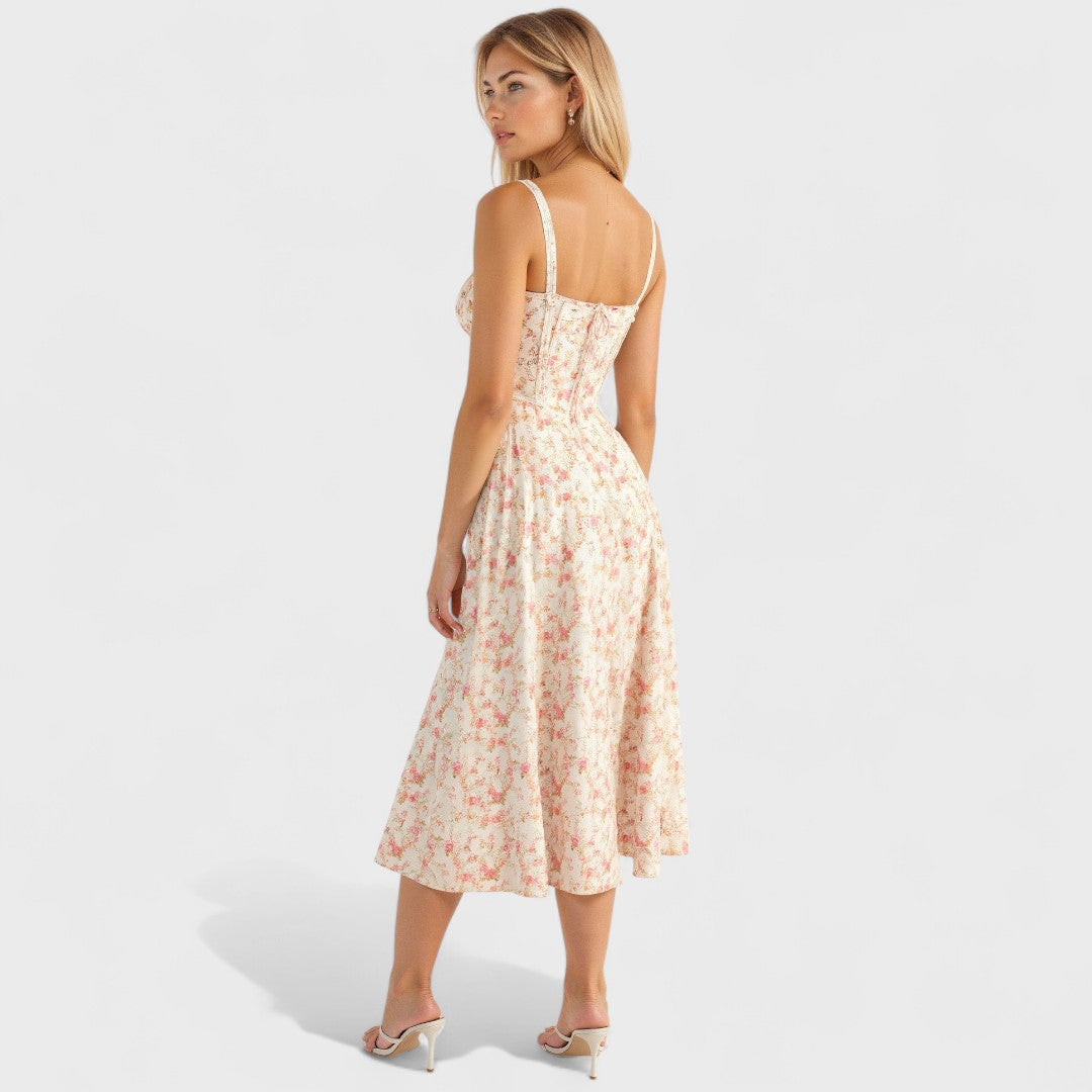 Киана - Корсетни Миди Рокли