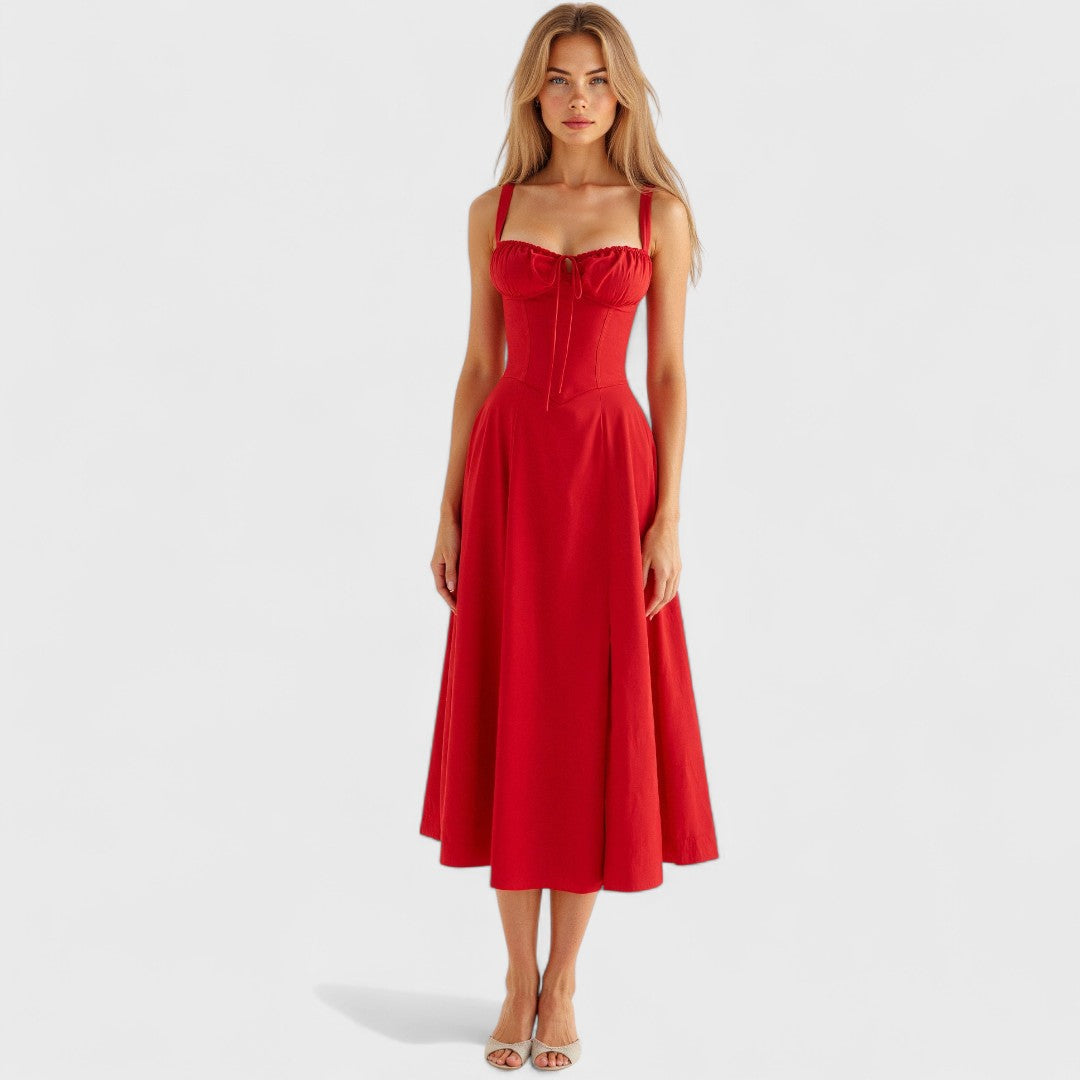 Киана - Корсетни Миди Рокли