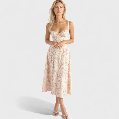 Киана - Корсетни Миди Рокли