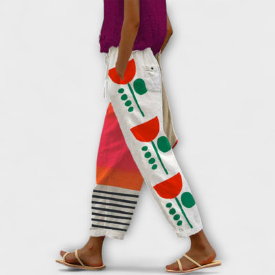 Airish - Изразителни принтирани свободни панталони