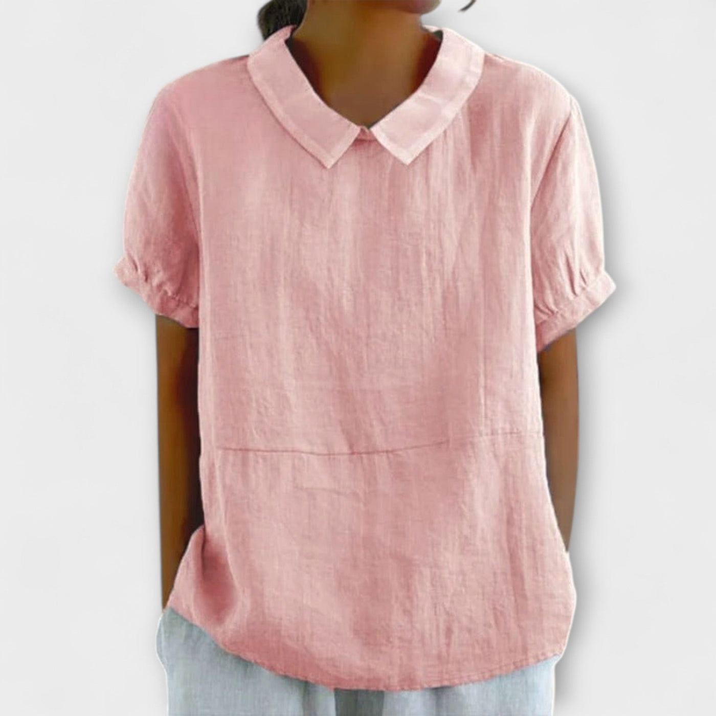 Лия - Блуза с къс ръкав