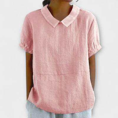 Лия - Блуза с къс ръкав