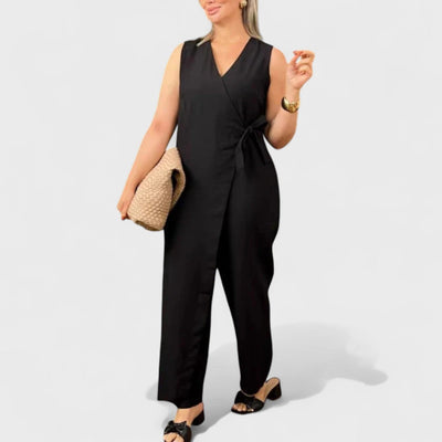 Милена - Елегантен гащеризон с V-образно деколте