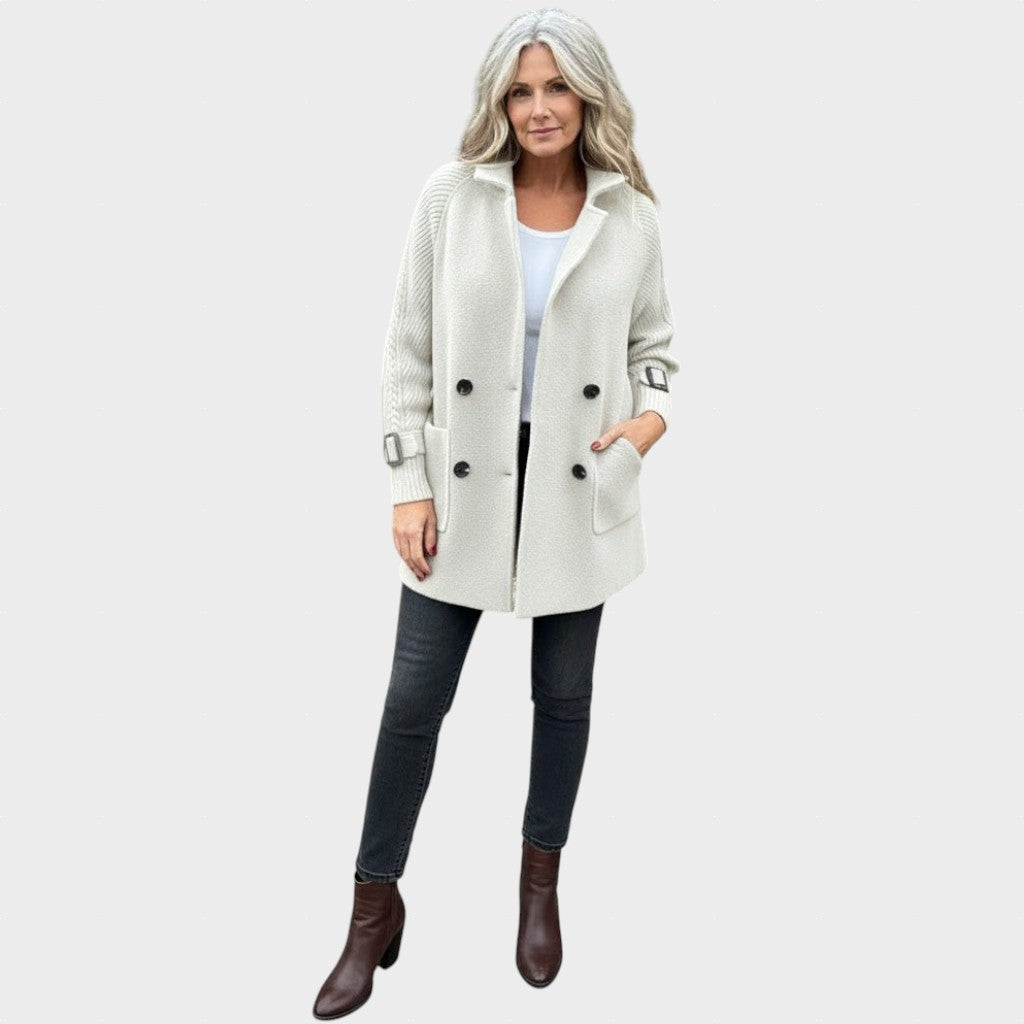 Росица - Премиум палто с двойно закопчаване